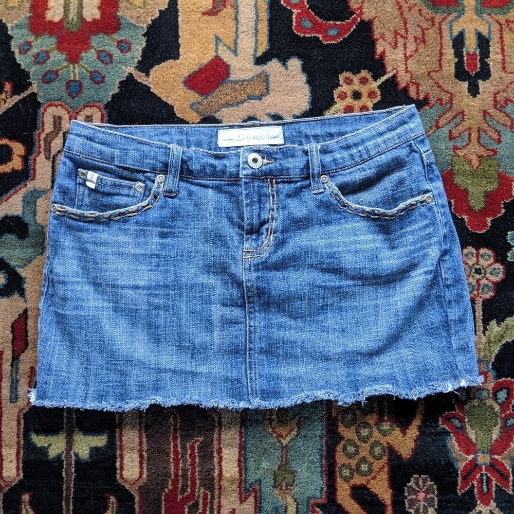 Denim mini skirt by Z. Cavaricci - size 8